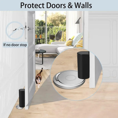 Magnetic Door Stoppers Stainless Steel Door Stops Mute Door Holder Keep Door Open No Drilling Door Stop Heavy Duty Door Suction