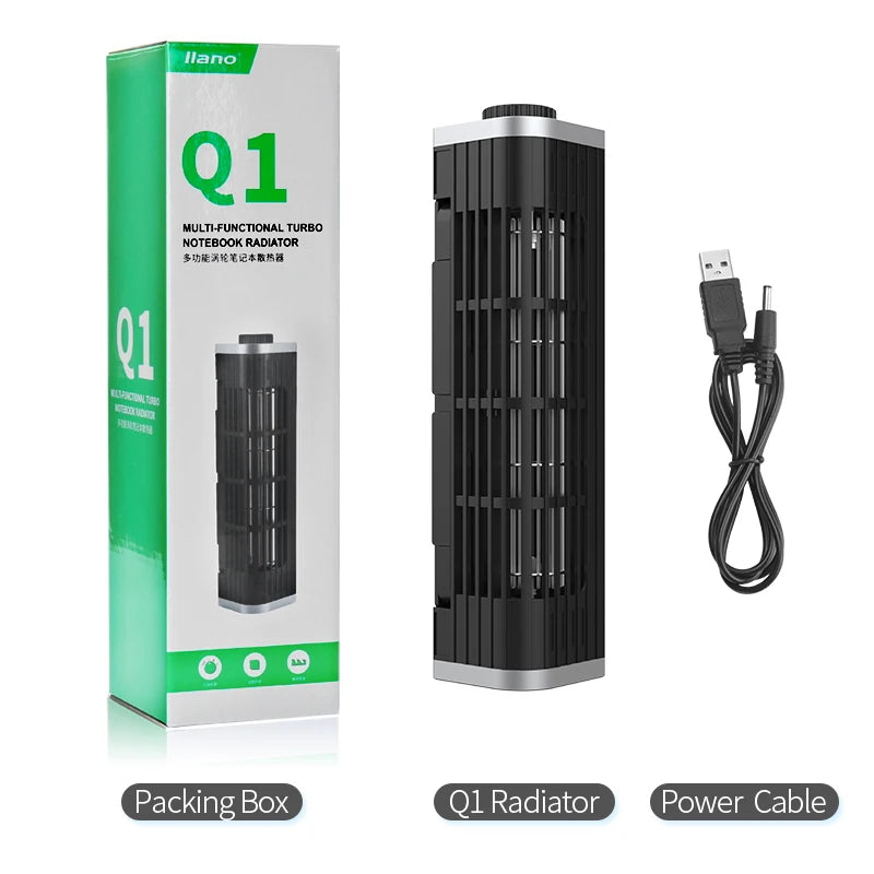 llano Laptop Radiator Laptop Cooler Laptop Stand Adjustable Size Wind Speed With RGB Light