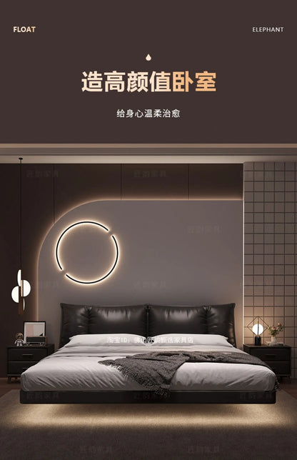 Hospital Sleeping Massage Bed Bedroom Queen Double Children Modern Bed Safe Leather Letto Matrimoniale Lounge Suite Furniture