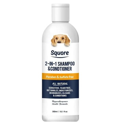 Cat Shampoo and Conditioner 300ml Dog Shampoo Conditioner Moisturizing Dog Shampoo for Sensitive Skin PH Balanced Shampoo Dog