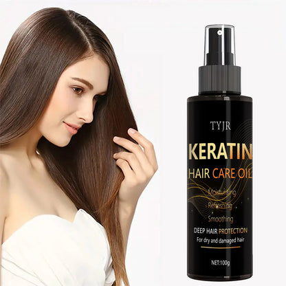 Keratin Hair Care Essence Spray, Gentle Moisturizing, Non-Irritating, Softening and Thicking of Hair, Daily Care, Home Essentials, Holiday Fashion Products