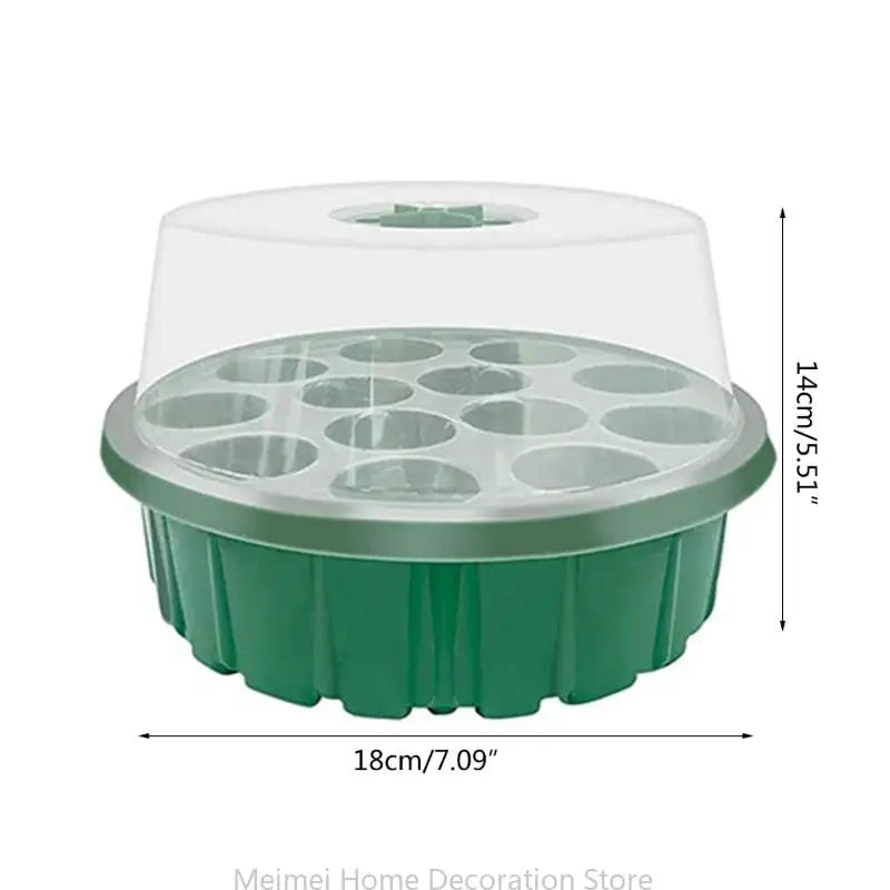 H7BF Seed Growing Box Vegetable Seed Sprout Hydroponic Tray Garden Supplies