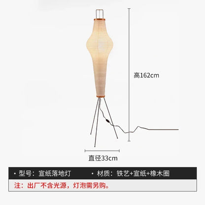 Akari Noguchi Yong Floor lamp Rice Paper Lantern Floor light for Living Room Sofa Bedroom LED Japanese Tripod Floor Lamp