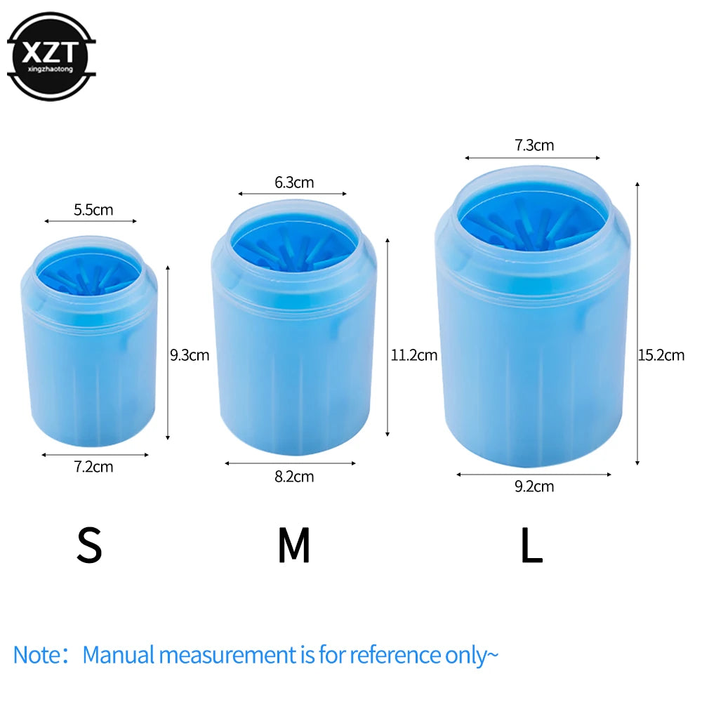 New Portable Outdoor Pet Foot Washer Paw Clean Brush Dog Paw Cleaner Cup Soft Silicone Combs  Quickly Wash Foot Cleaning Bucket