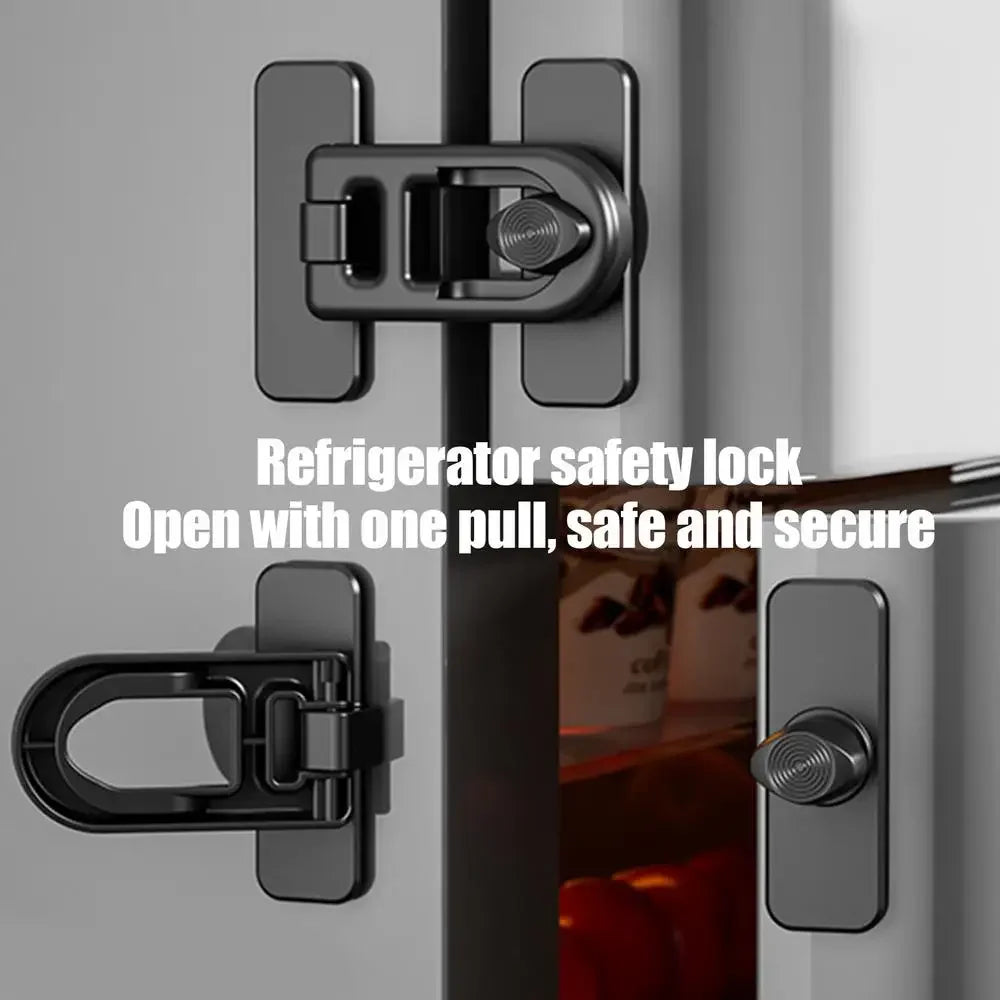 Fridge Child Lock Freezer Locks for Refrigerator Doors Oven Child Safety Lock Oven Baby Proofing Refrigerator Door Safety Locks