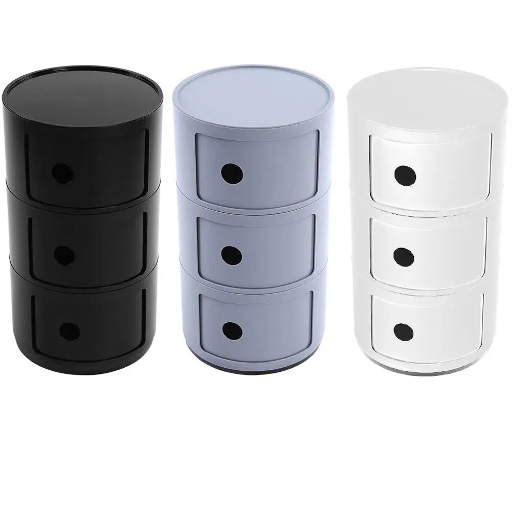 Furniture Cabinet Nightstand Bedside Cabinet Modern Furniture Bedside Cabinet Nightstand Multifunctional Circle Storage Table