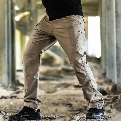 2023 High Quality Waterproof Cargo Pants Solid Sweatpants Trousers Outdoor Straight Men Tactical Cargo Pants