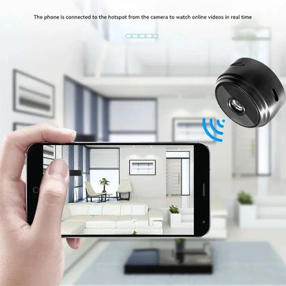 Wireless Home Safety Surveillance System with A9 HD Smart Cameras Sensor Camcorder for Web Video Monitoring Ensuring Security