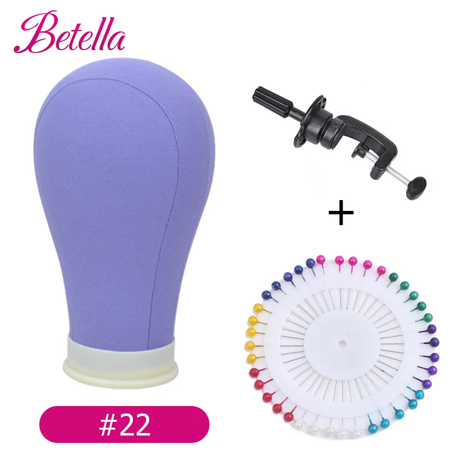 Canvas Block Head Kit Training Mannequin Wig Head Display Styling Mannequin Manikin Head Wig Stand wig head Stand