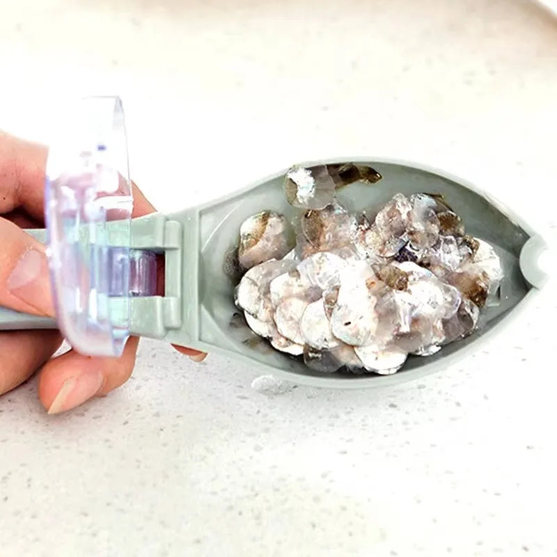 Fish Scale Planing And Scraping Tool With Lid For Household Kitchen Manual Removal Of Fish Scales And Seafood Tools