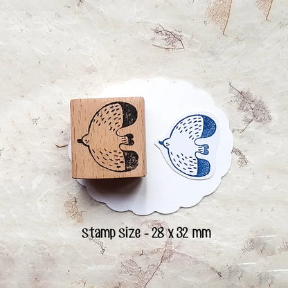 Stamp Scrapbooking Supplies Flower Petal Birds Stationary Kawaii Wooden Stamps