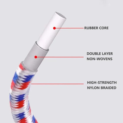 Long Jump Rope Double Dutch Jump Ropes Skipping Rope for GameSkipping Multiplayer Group School, Company,Fun Games,Agility Play