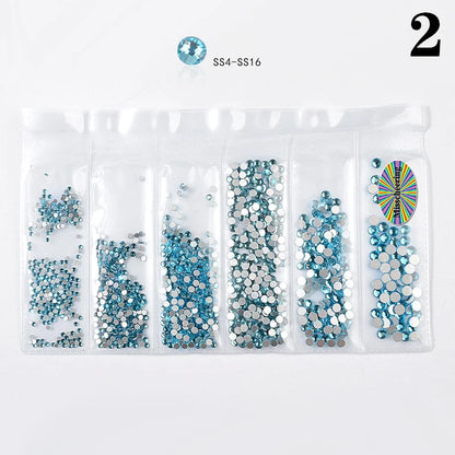 1Bag 6 Grid Dental Rhinestones Tooth Rhinestones Teeth Jewelry Dental Crystal Teeth Whitening Teeth Decoration