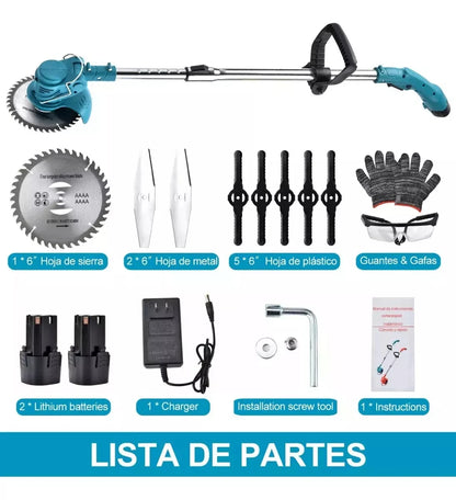 2025 new household garden electric lawn mower, lawn trimmer, automatic release rechargeable garden lawn trimmer