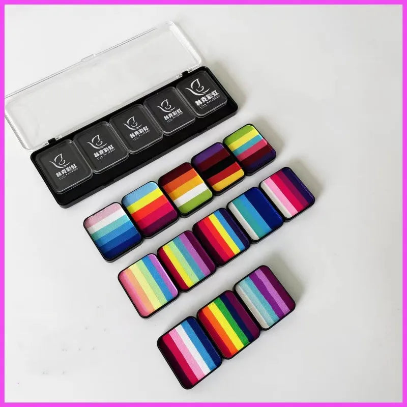Vegan  Face Paint Professional Split Cake Pastel Eyeliner Water Activated Face And Body Paint