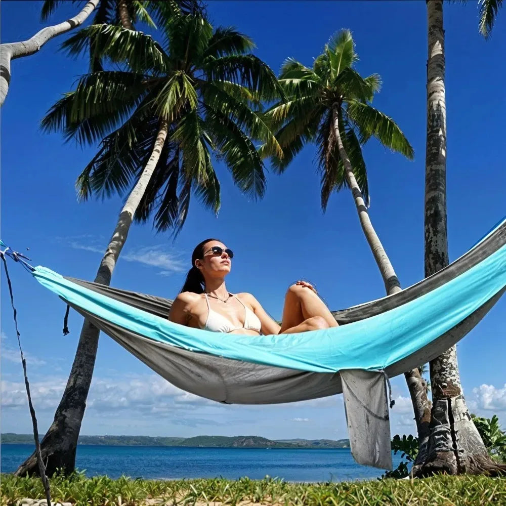 Lightweight Hammock Outdoor Gear Camping Hammock Portable Nylon Swing for Travel Hiking Backyard Beach Adventure Accessories