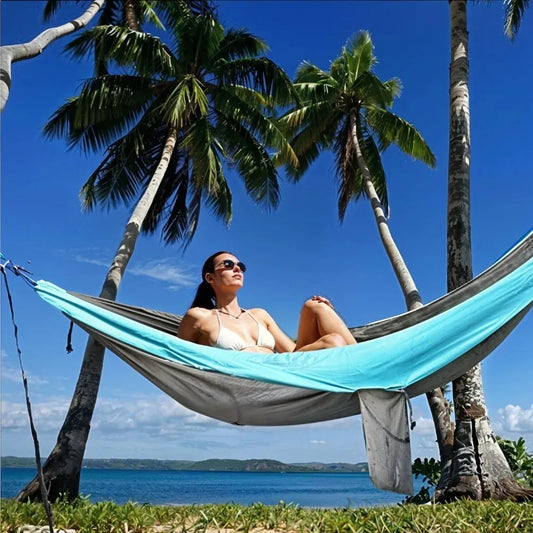 Lightweight Hammock Outdoor Gear Camping Hammock Portable Nylon Swing for Travel Hiking Backyard Beach Adventure Accessories