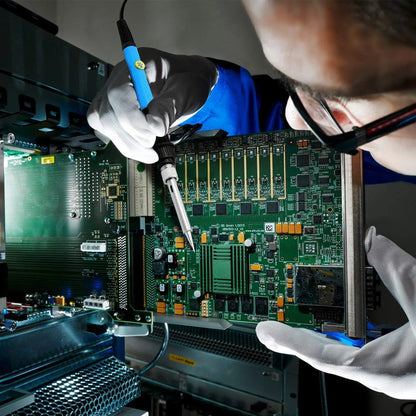 2024 Electric Soldering Iron 60W Adjustable Temperature Replaceable Soldering Iron Head Soldering Iron Pen Welding Kit