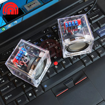 Portable BL Speaker Production Kit Electronic DIY Parts Transparent Speaker Parts Welding Training Accessories Audio Parts DIY