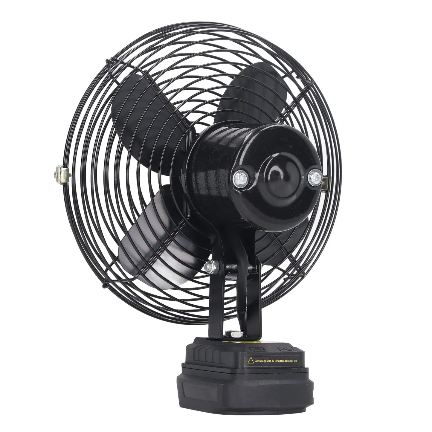 30W 8in Rechargeable Electric Fan Portable 18V Lithium Battery Electric Fan for Camping Shipped Without Battery