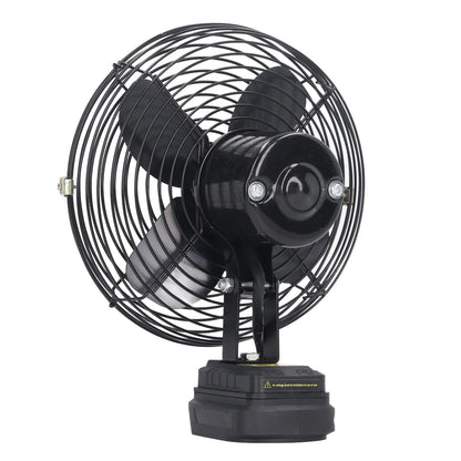 30W 8in Rechargeable Electric Fan Portable 18V Lithium Battery Electric Fan for Camping Shipped Without Battery