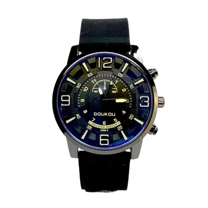 Large Dial Unisex Watch for Men and Women Blue Light Glass Leather Strap Casual Wristwatch Luxury Gift Clock Dropshipping
