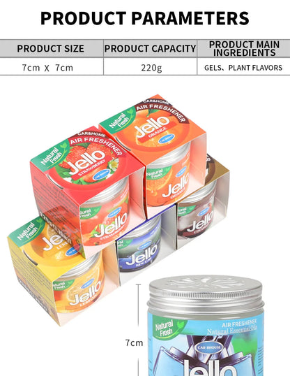 Car Air Freshener Solid Balm Cologne Lavender Lemon Vanilla Odor Eliminator Long-lasting Perfume Scent Ornament Auto Accessoies