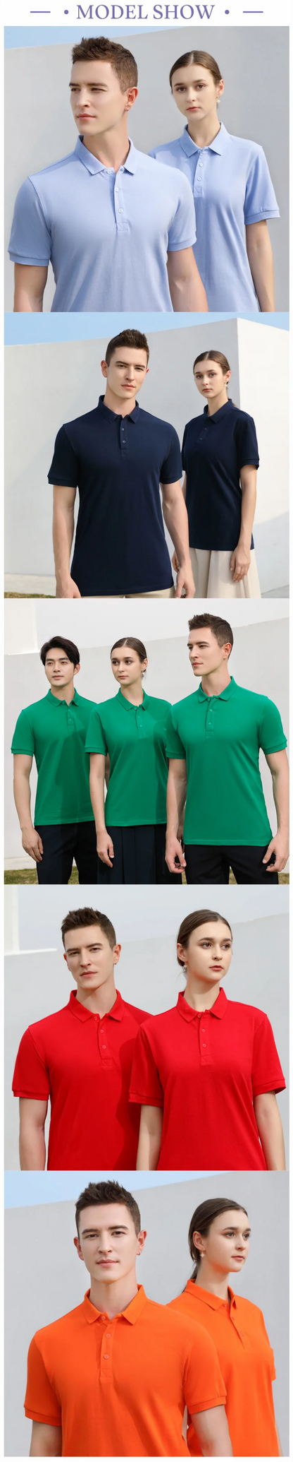100% Cotton Solid Color Polo Shirt Casual Short Sleeve Lapel Men's Shirt Fashion Apparel 9 Color Polo Shirt