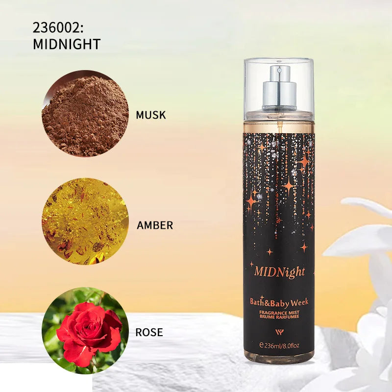 Women's Long Lasting Light Fragrance Victoria Fragrance Body Spray With Various Flavors Skin Care