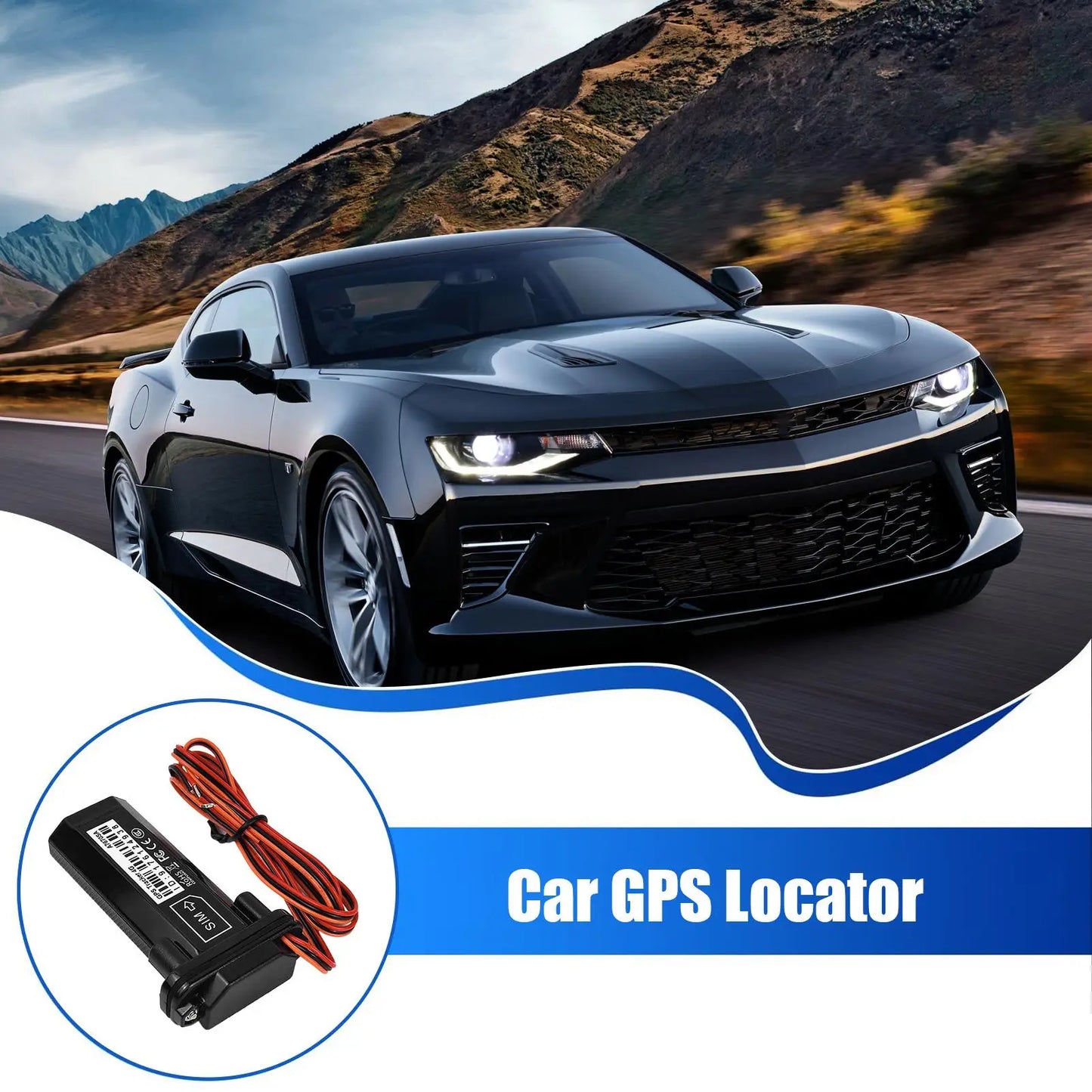 GPS Tracker for Vehicles Waterproof Car Tracking Device Real-Time Vehicle Locator for Trailer Security Motorcycle Truck Taxi