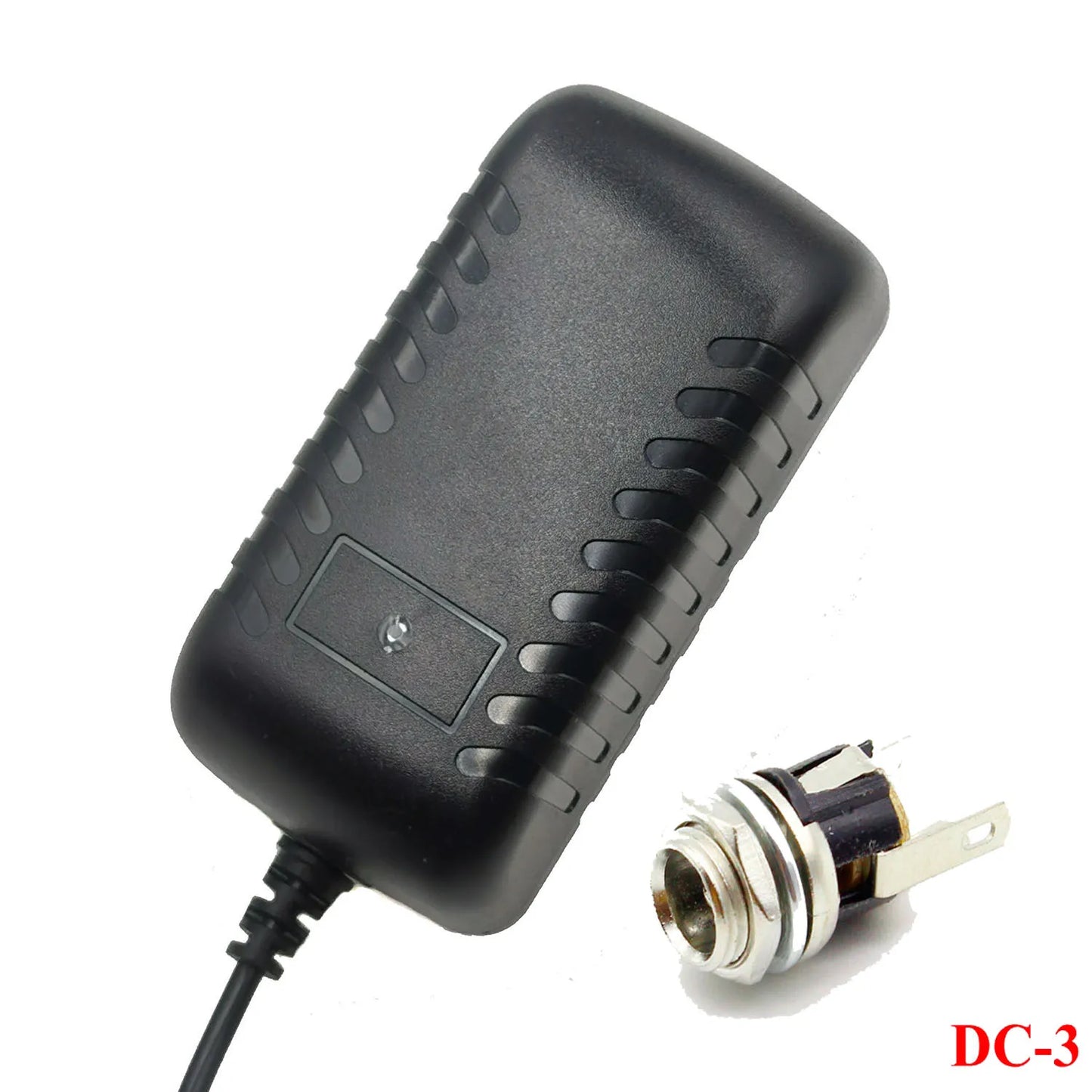 12.6V 2A Li-ion battery charger for 10.8v 11.1v battery 3S 18650 battery pack connector DC5525
