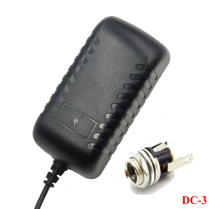 12.6V 2A Li-ion battery charger for 10.8v 11.1v battery 3S 18650 battery pack connector DC5525