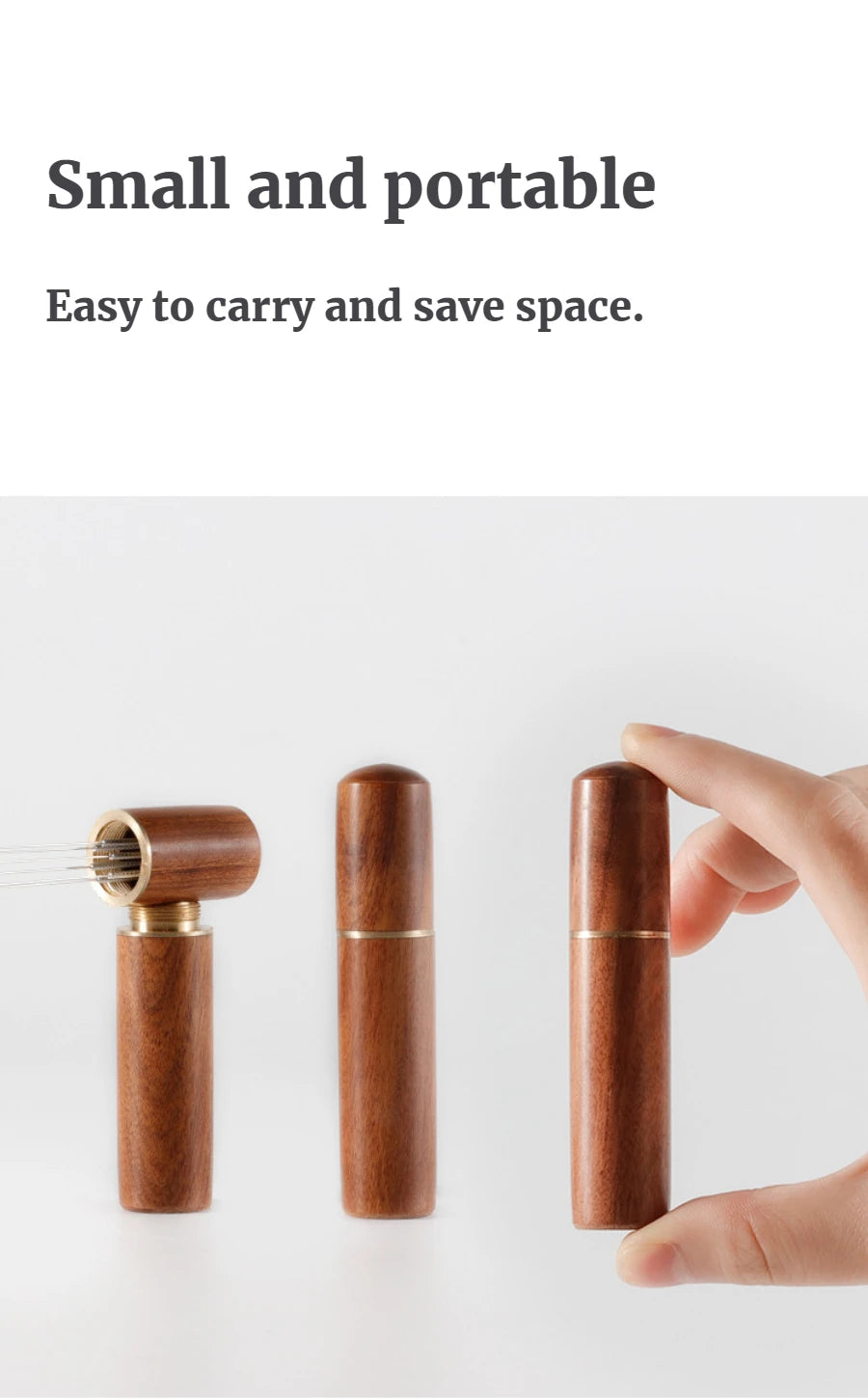 Stainless Steel Coffee Powder Tamper Espresso Powder Stirrer Distributor Leveler WDT Tools Cafe Stirring Barista Accessories