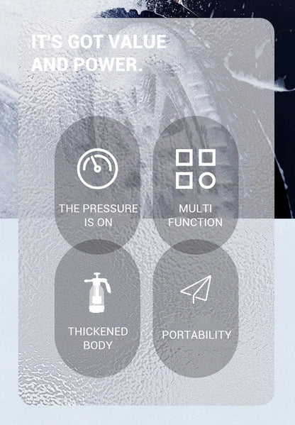 Car wash watering can Pet bath foam watering can for household car 2L spray watering can watering sprayer hand press sprayer