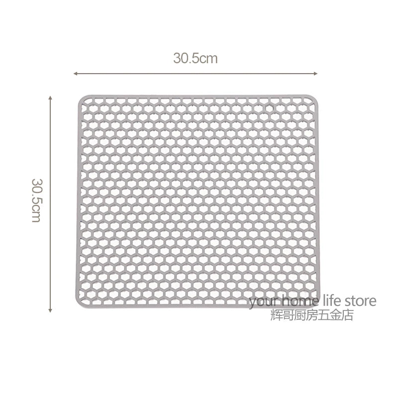 Sink Protectors for Kitchen Sink,Silicone Sink Mats for Bottom of Kitchen Sink Grid Accessory,Non-Slip Sink dish drying Mat