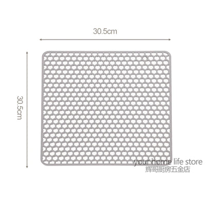 Sink Protectors for Kitchen Sink,Silicone Sink Mats for Bottom of Kitchen Sink Grid Accessory,Non-Slip Sink dish drying Mat