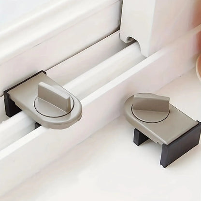 Sliding Sash Stopper Cabinet Locks Straps Doors Security Anti-theft lock Window Sliding Door Baby Kids Child Safety Doors Lock
