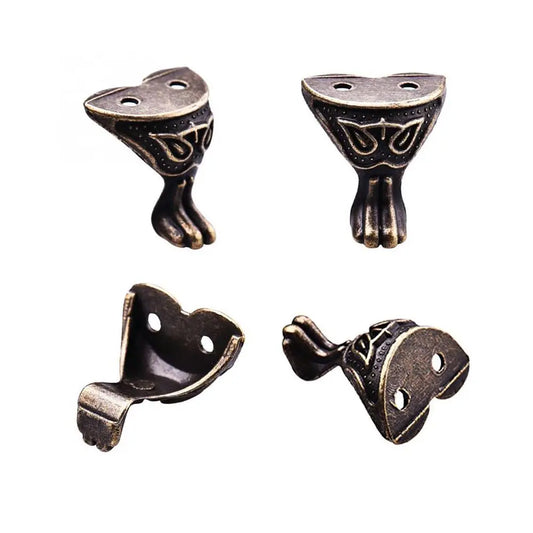 Durable Alloy Box Furniture Part Protector Decorative Leg Feet Corner Furniture Leg