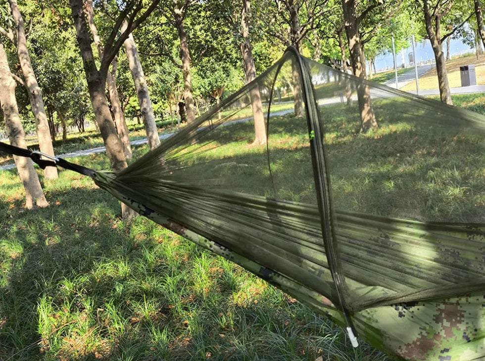Camping hammock with mosquito net sleeping tent hammock suitable for camping hammock outdoor furniture garden leisure hammock
