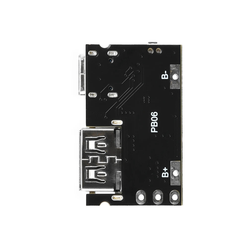 5V TYPE C + USB A 2.4A Charger Discharger Module Single Lithium Battery Charger Board Supports Charging And Discharging