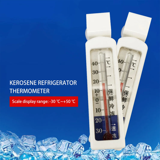 Temperature Gauge For Refrigerator Professional Freezer Thermograph Hangable Fridge Temperature Gauges With Suction Cup