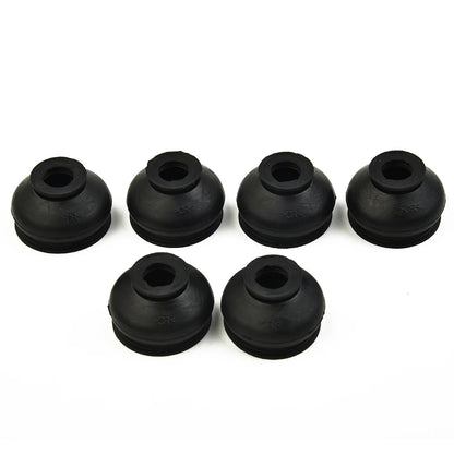 6x Car Suspension Steering Ball Dust Cover Turn Rods Ends Set Parts Accessories Universal Chassis Parts