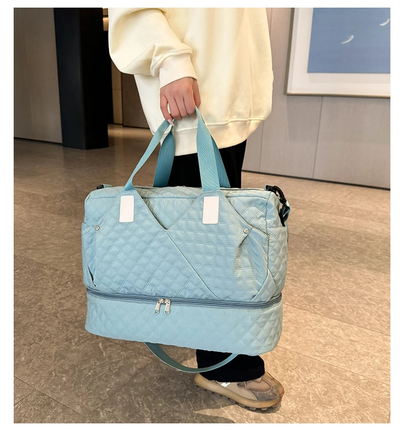 Large Capacity Travel Bags Luggage Organizer Bag Handbag Waterproof Portable Foldable Travel Clothes Storage Bag Shoulder Bags