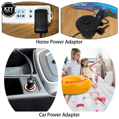 Electric Inflatable Pump Electric Air Cushion Camping Inflatable Pump Portable Car Inflatable Pump Swimming Pool Inflatable Fan