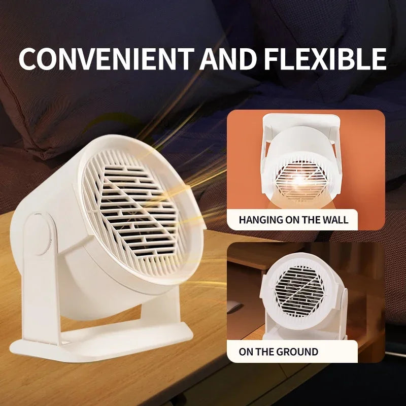 Home air heater Cold and warm heater Small electric heater for the home desktop office desktop portable heating fan