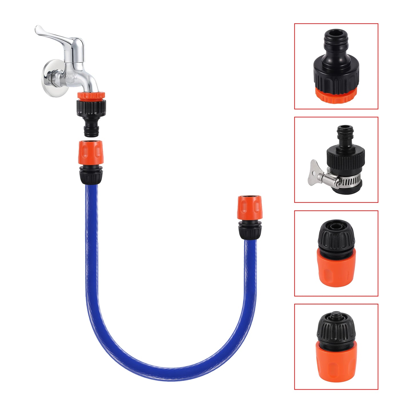 PVC Pipe Garden Agriculture Irrigation Antifreeze Pipe Faucet Adapter Quick Connect Car Wash Water Hose Fitting