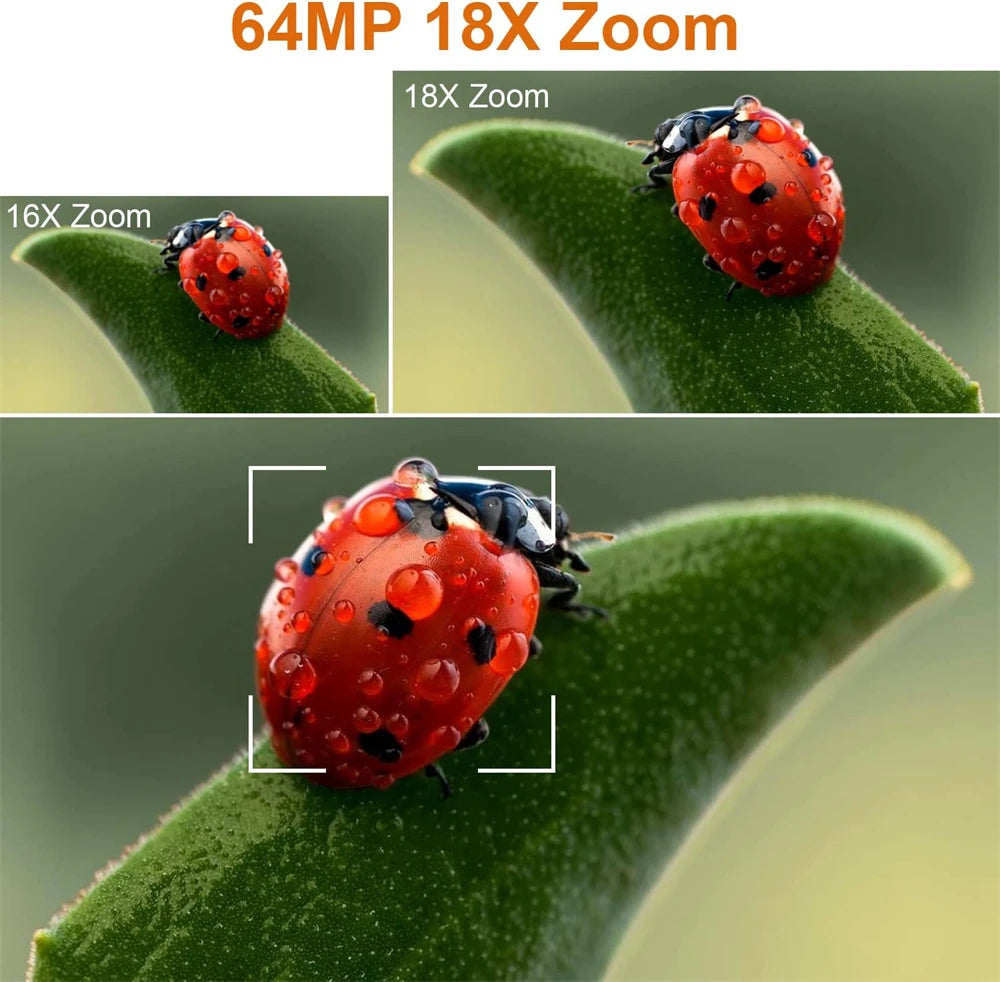 6K Professional Video Cameras for Photography 64MP Ultra HD 18X Digital Zoom Camcorders YouTube Live Streaming Vlog Recorder