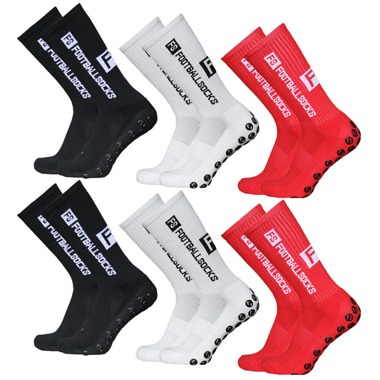 Lixada Outdoor Sports Running Socks Stretcy Socks Athletic Football Soccer Socks Anti-Slip Socks with Grips