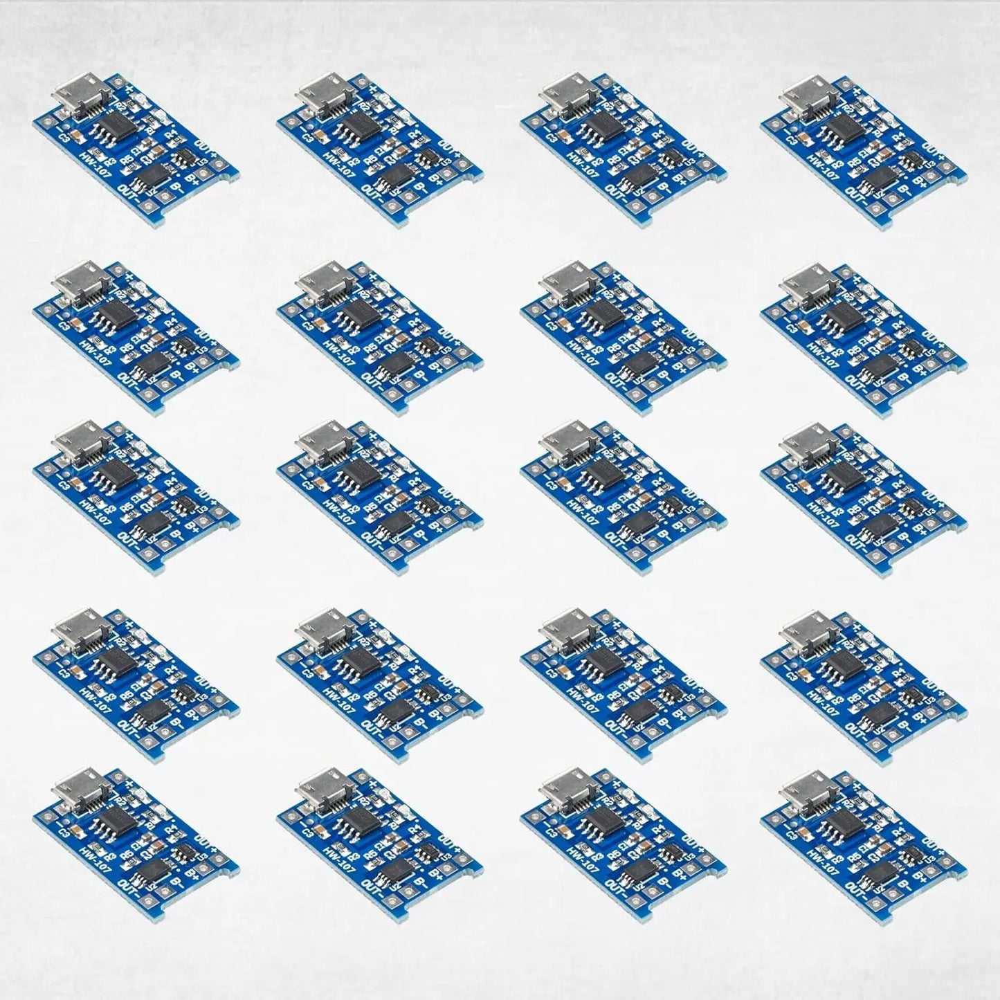 10pcs 5V 1A 18650 Lithium Battery Charging Board TP4056 Lithium Charging Mini/Micro USB Type C Charge Module With Protect