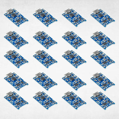 10pcs 5V 1A 18650 Lithium Battery Charging Board TP4056 Lithium Charging Mini/Micro USB Type C Charge Module With Protect